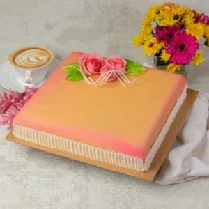 Marzipan Covered Ribbon Cake (2kg)