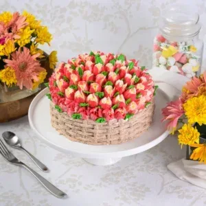 Old Fashioned Ribbon Cake (1kg)