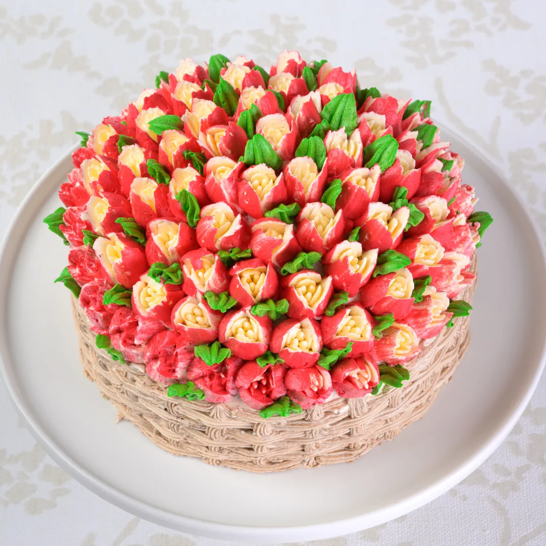 Old Fashioned Ribbon Cake (1kg) - Image 2