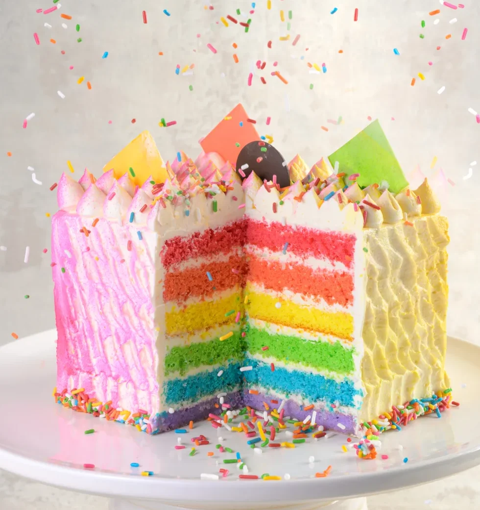 Rainbow Cake (1kg)
